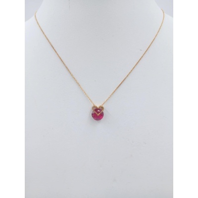 Χειροποίητο κολιέ με καρδούλα