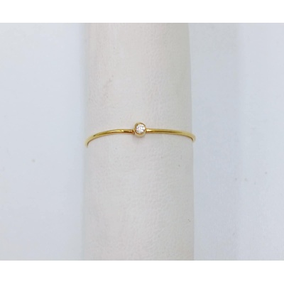 Χειροποίητο Δαχτυλίδι με διαμαντάκι