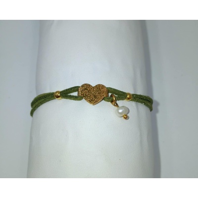 Χειροποίητο Βραχιόλι με καρδιά