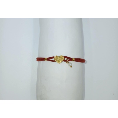 Χειροποίητο Βραχιόλι με καρδιά