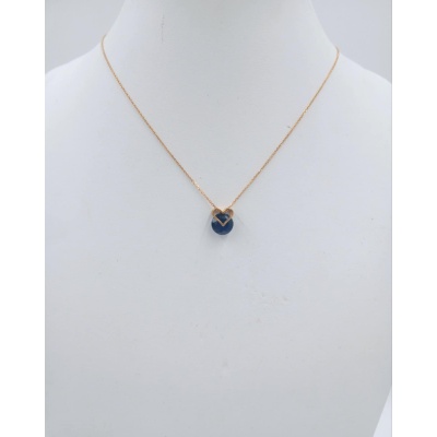 Χειροποίητο κολιέ με καρδούλα